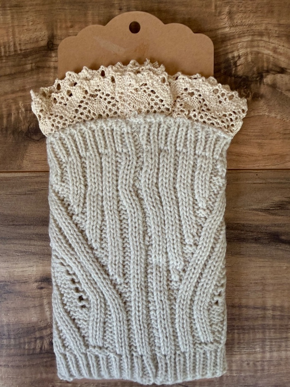 Soft Ruffle Boot Cuffs - Picture 2 of 5